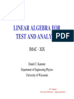 Linear Algebra For Test and Analysis: Imac - Xix