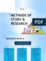 Topik 2 Research Methods in IO