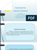 Teknik Akuisisi Data Temperature Measurement