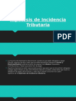 Hipótesis de Incidencia Tributaria