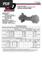 1032 Fy Fxe Duplex Power Pump