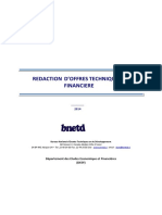 Redaction D'offres Technique Et Financiere