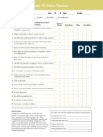 ADHD Rating Scale-IV Home Version