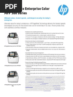 HP PageWide Enterprise Color MFP586 Series