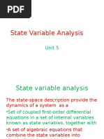 State Variable Analysis 1 Final