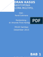 Laporan Kasus - Pansitopenia - Myeloma Multipel - Ready