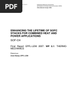 Enhancing The Lifetime of Sofc Stacks For Combined Heat and Power Applications