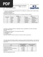 Atividades de Revisão e Aprofundamento em Biologia AULA 1