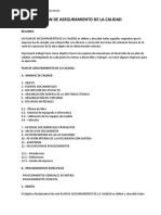 Plan Aseguramiento Calidad Empresa Constructora