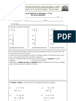 Teste Diagnóstico - 8º Ano