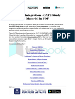 Vector Integration - GATE Study Material in PDF