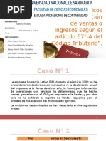 Casos Prácticos Sobre Presunción de Ventas o Ingresos