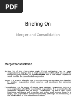 Briefing O Merger and Consolidation