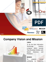 Company Profile Beone Solution 2016