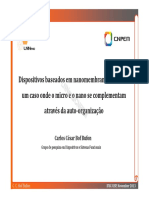 Dispositivos Baseados em Nanomembranas Híbridas: Um Caso Onde o Micro e o Nano Se Complementam Através Da Auto-Organização