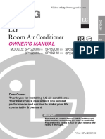 LG Room Air Conditioner: Owner'S Manual