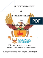 Kalinga University B.SC Interior Design