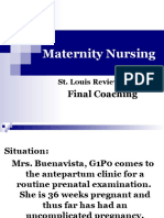 Maternity Nursing: Final Coaching