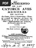 Conocimiento de Las Catorce Aves Menores de Jaula