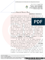 Casación Revocó La Desestimación de La Denuncia de Nisman