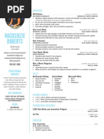 Mackenzie Roberts Resume