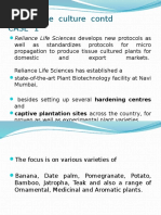 Tissue Culture Contd