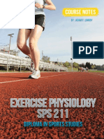 Exercise Physiology Course Notes PDF