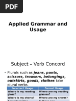 Applied Grammar and Usage