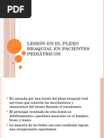 Lesión en El Plexo Braquial en Pacientes Pediátricos