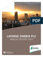 Lafarge Zambia 2015 Annual Report