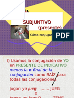 Subjuntivo Presente Conjugaciones