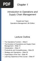 Chapter 01 Russel & Taylor - Operations Management