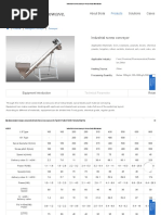 Industrial Screw Conveyor-Henan Boda Microwave