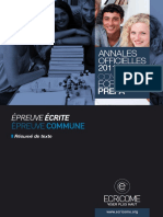 Annale Ecricome Prepa 2011 Resume-De-texte