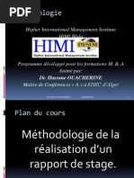 Methodologie Du Rapport de Stages