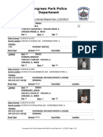 Evergreen Park Arrests Dec. 23, 2016 To Dec. 29, 2016