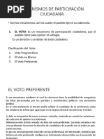 Mecanismos de Participacion Ciudadana