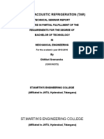 Thermal Acoustic Refrigeration