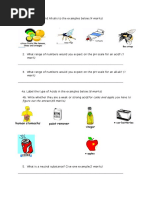 Acid Alkali Carousal Worksheet