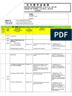 Rancangan Pengajaran, S.M.C.H., B.S.B Scheme of Work, C.H.M.S., B.S.B. (2016)