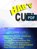 Perintah Am Bab Cuti