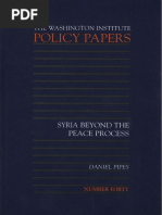 Syria Beyond The Peace Process