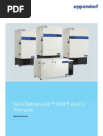 Operating Manual - HEF and G - 86 °C Freezers