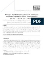 Zainal (2001) - Prediction of Performance of A Downdraft Gasifier Using Equilibrium Modeling For Different Biomass Materials PDF