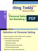 CH 1 - Personal Selling and Marketing Concept