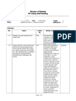 Minutes of Meeting-RC Safety Staff Meeting 6 23SEP15-Final Draft