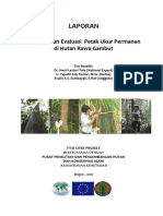 Tinjauan Dan Evaluasi Petak Ukur Permanen Di Hutan Rawa Gambut