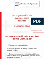 Curso de Org, Eventos