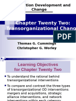 Organization Development and Change Thomas G. Cummings Christopher G. Worley Chapter Twenty Two - Transorganizational Change.