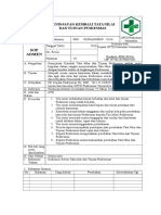 2.3.6.3 SOP Peninjauan Kembali Tata Nilai Dan Tujuan Puskesmas